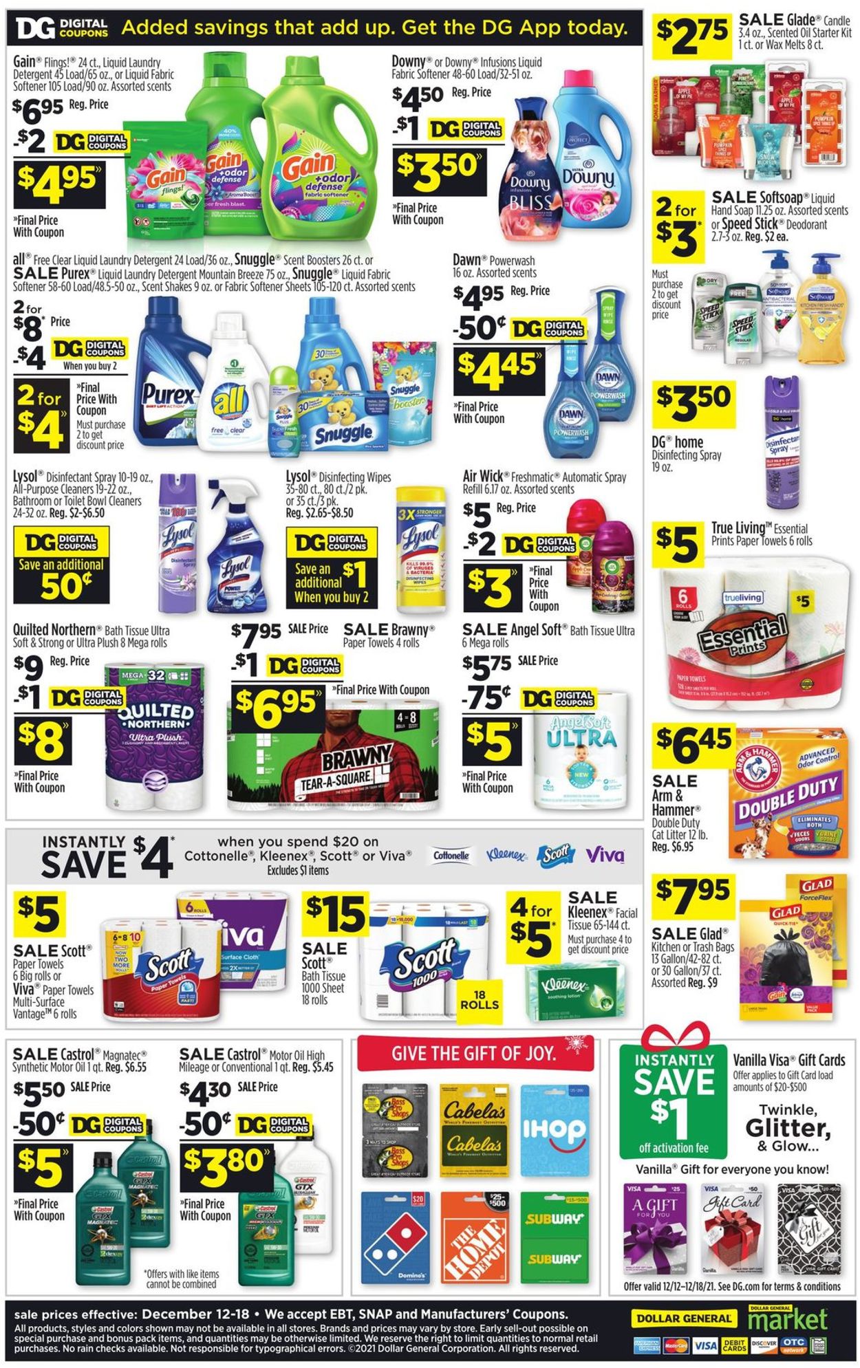 Catalogue Dollar General CHRISTMAS 2021 from 12/12/2021