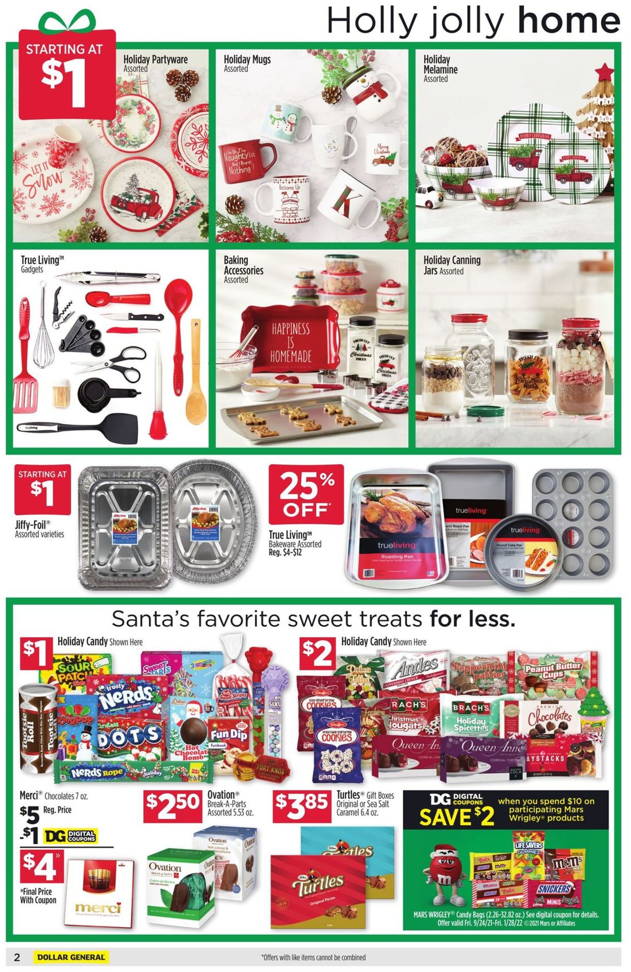Catalogue Dollar General CHRISTMAS 2021 from 12/12/2021