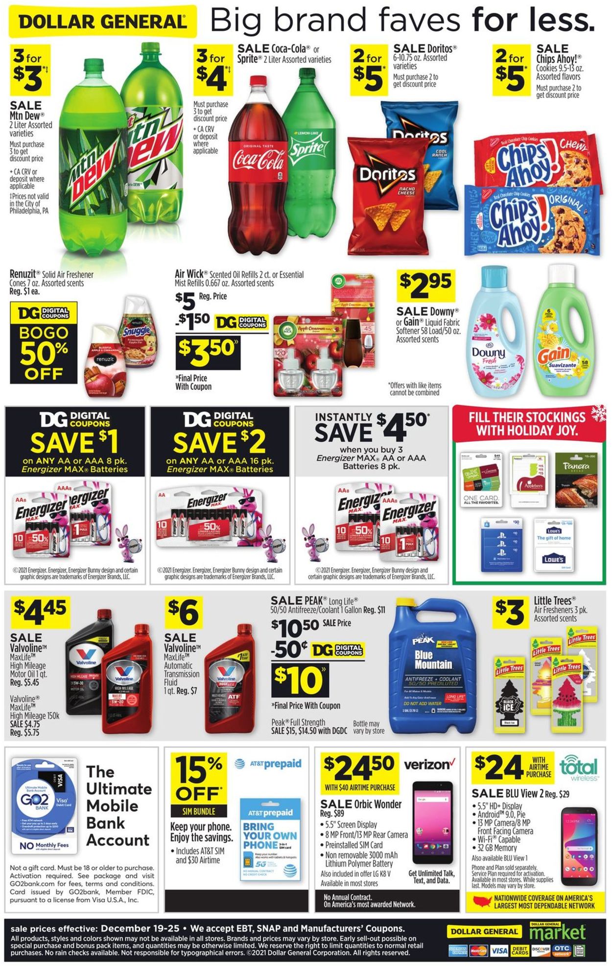 Catalogue Dollar General CHRISTMAS 2021 from 12/19/2021