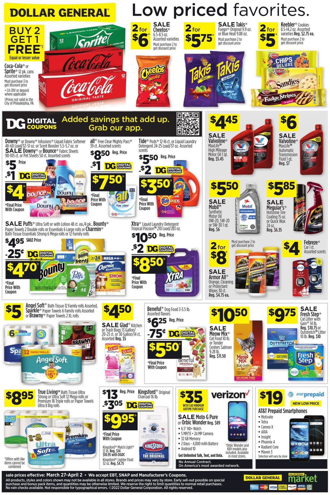 Catalogue Dollar General from 03/27/2022