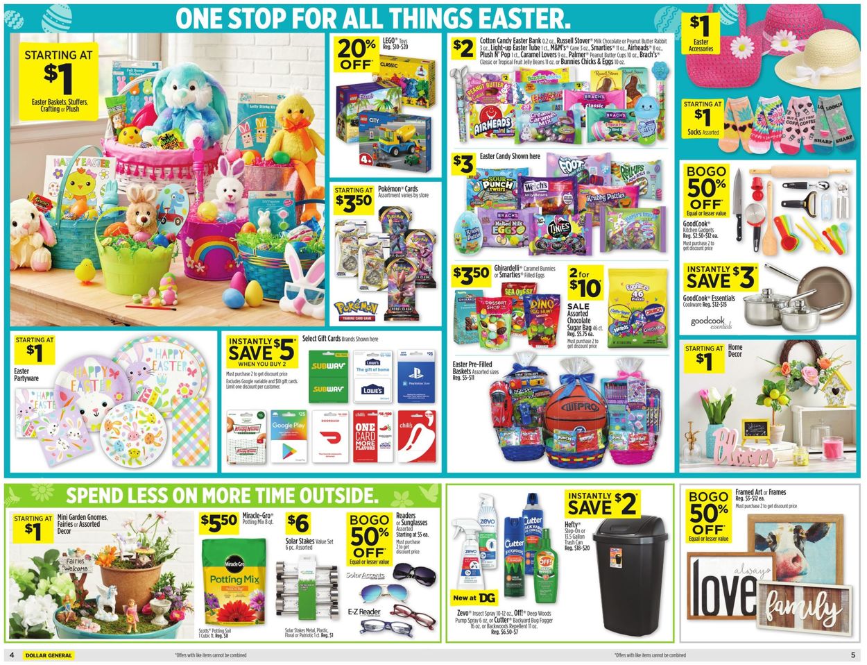 Catalogue Dollar General EASTER 2022 from 04/10/2022