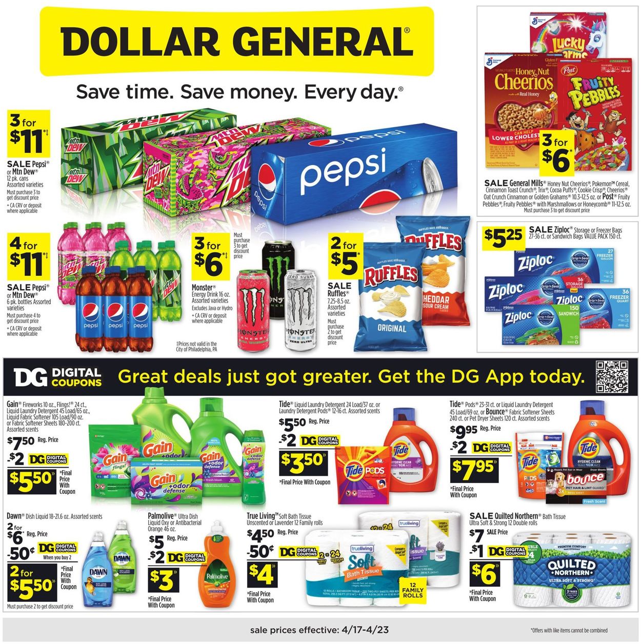 Catalogue Dollar General from 04/17/2022