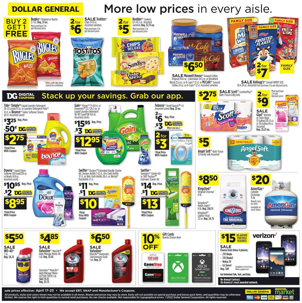 Catalogue Dollar General from 04/17/2022