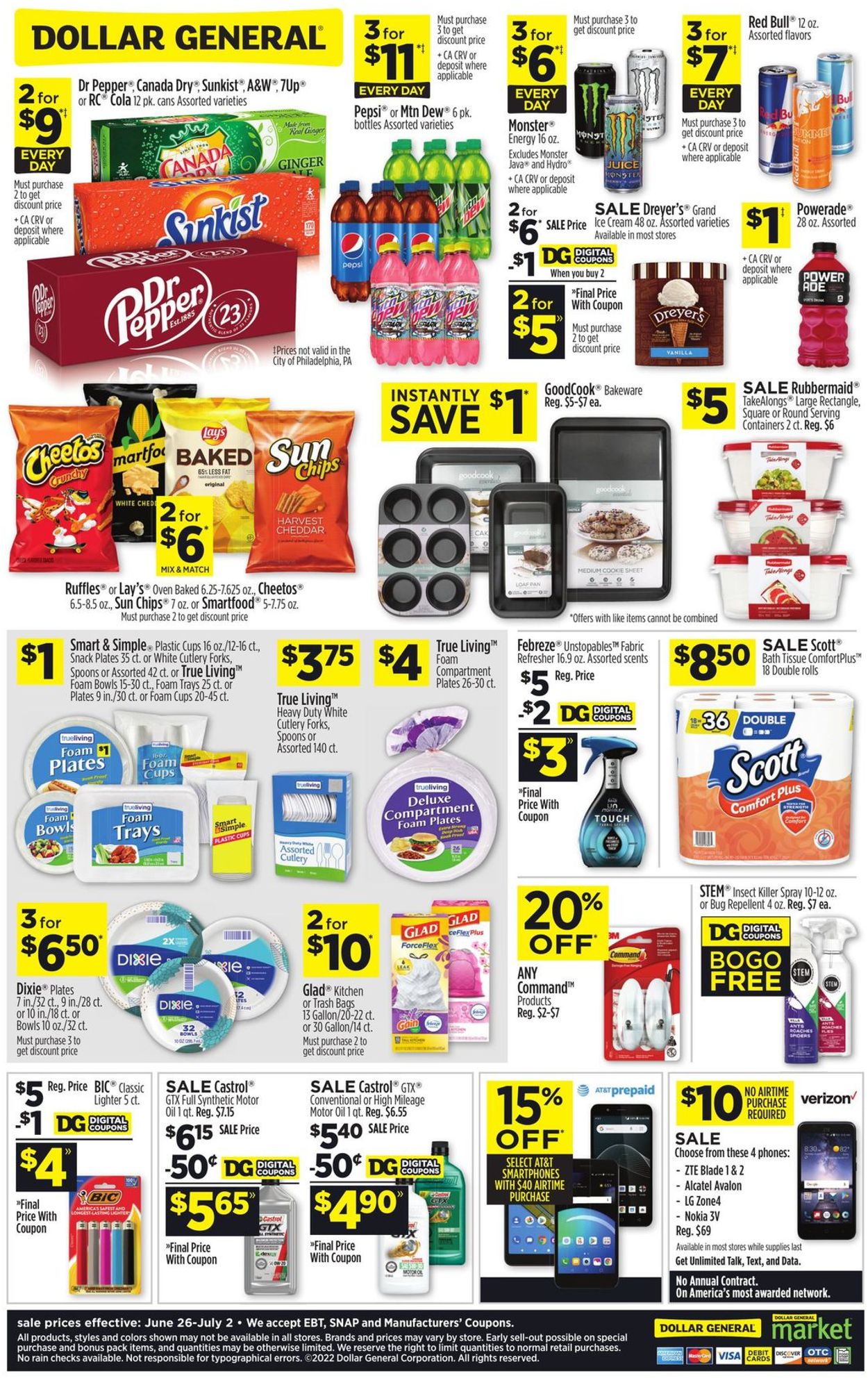 Catalogue Dollar General from 06/26/2022