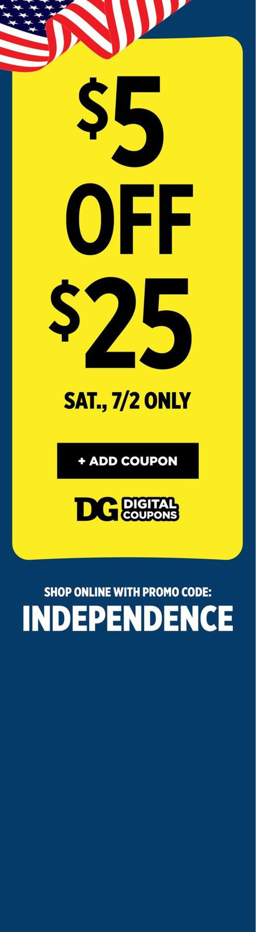 Catalogue Dollar General - 4th of July Sale  from 06/26/2022