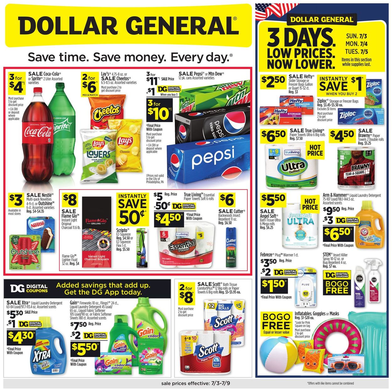 Catalogue Dollar General from 07/03/2022