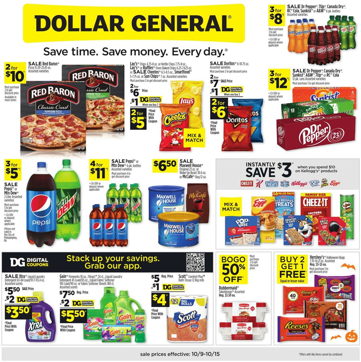 Catalogue Dollar General from 10/09/2022