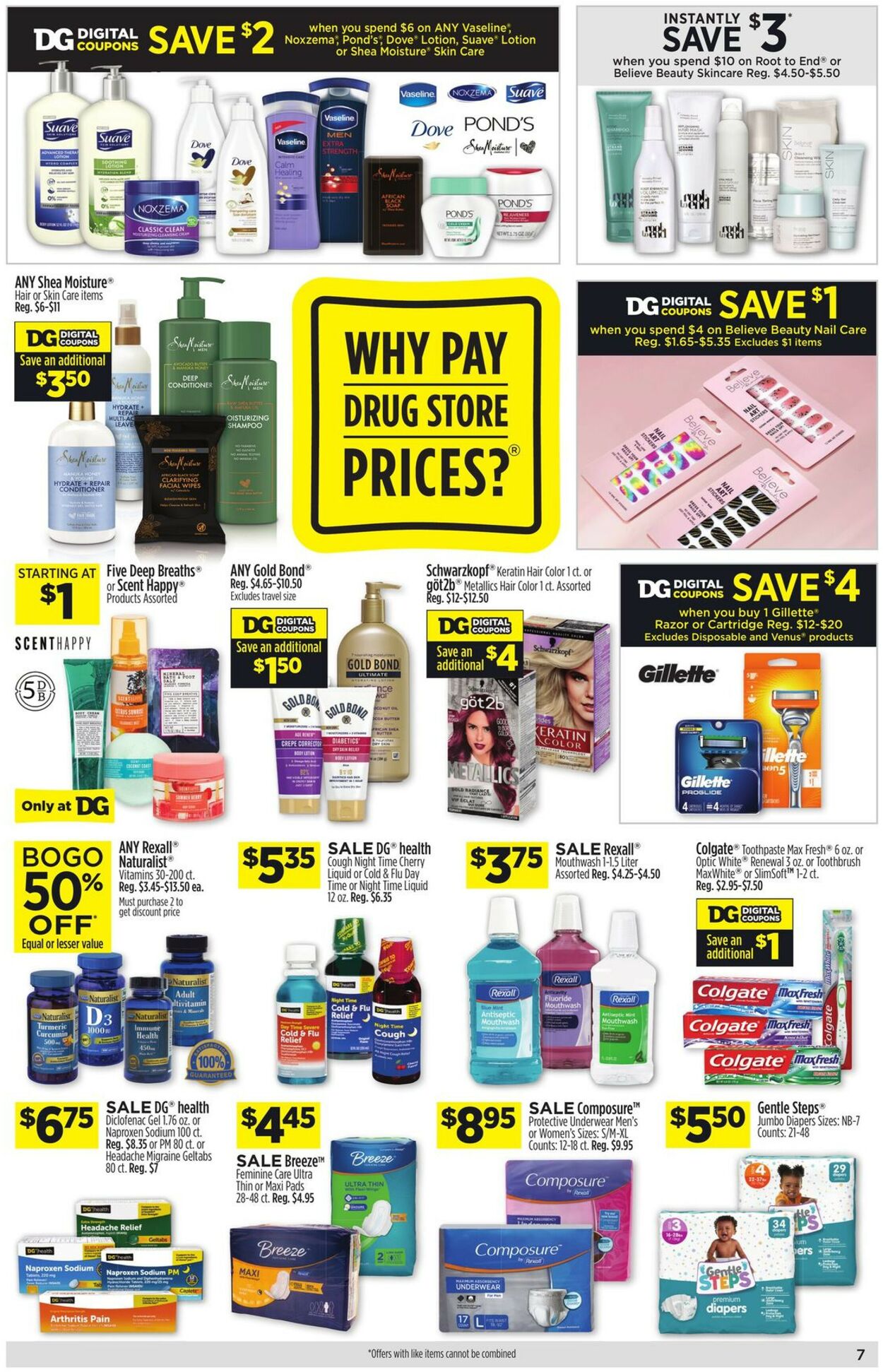 Catalogue Dollar General from 10/16/2022