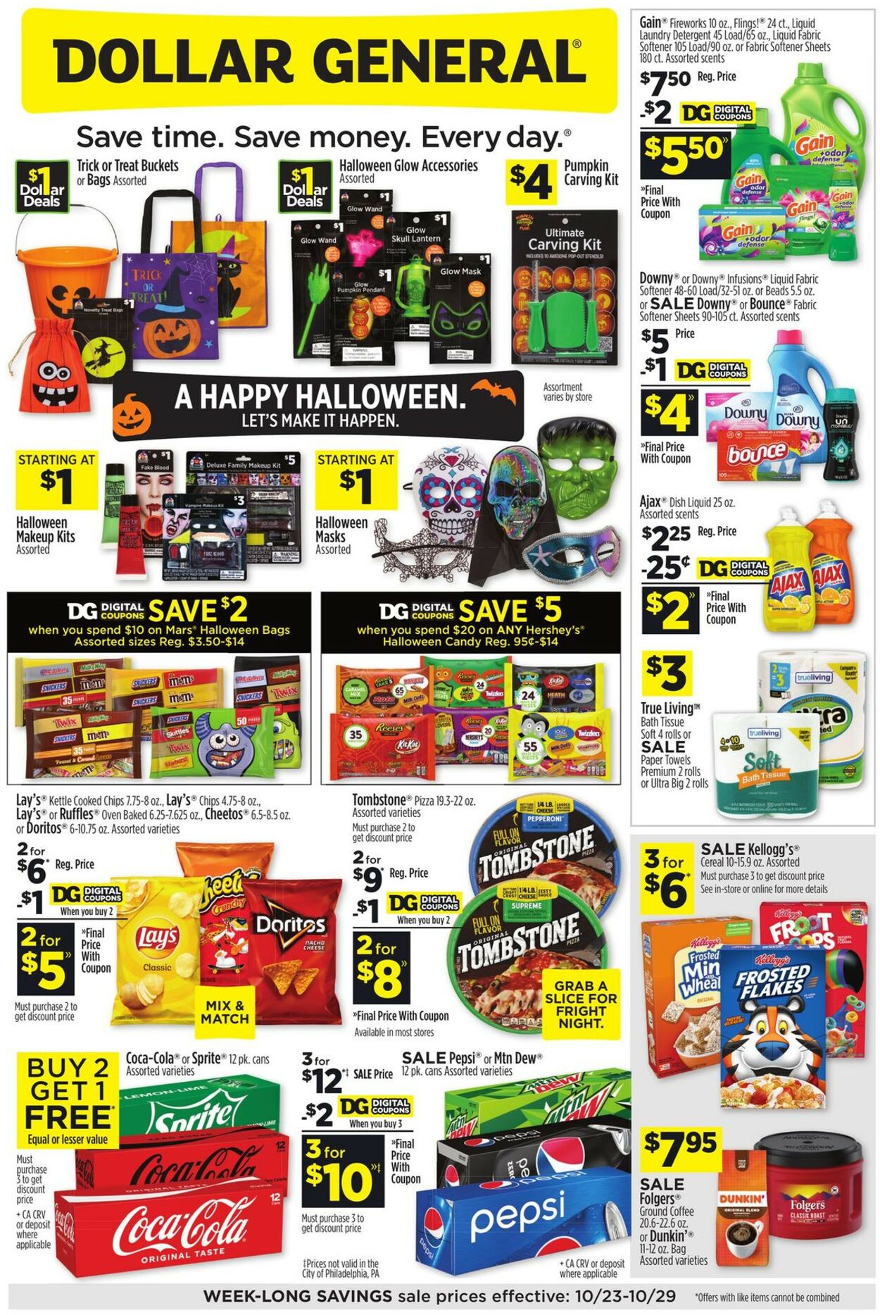 Catalogue Dollar General from 10/23/2022
