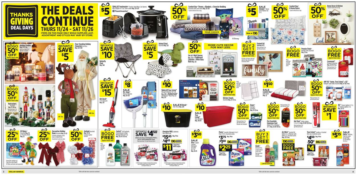 Catalogue Dollar General from 11/24/2022