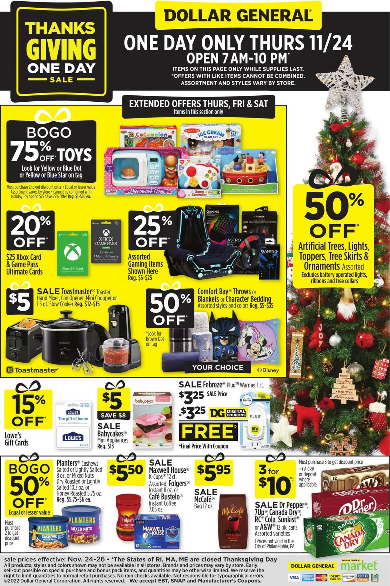 Catalogue Dollar General from 11/20/2022