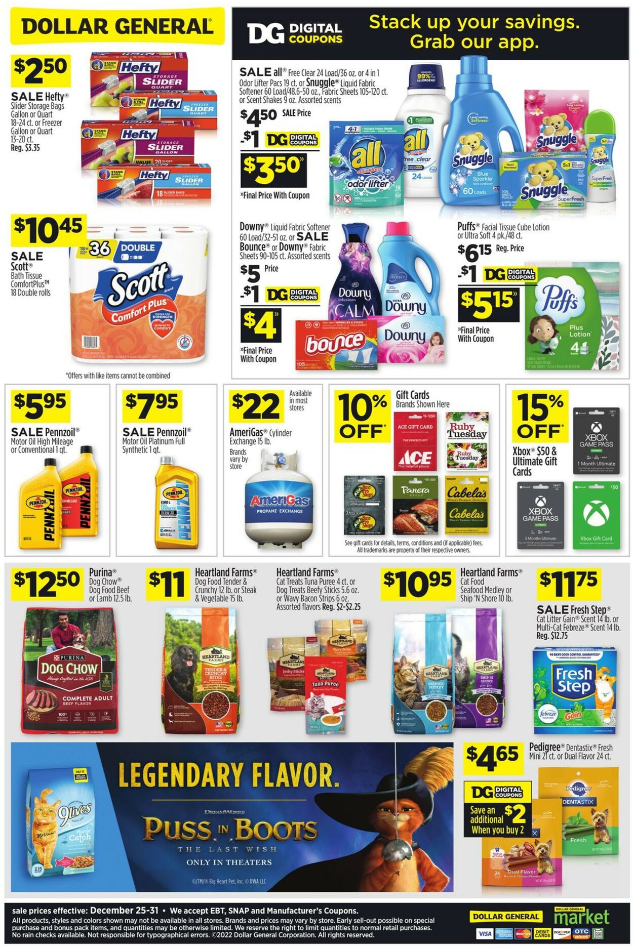 Catalogue Dollar General from 12/25/2022