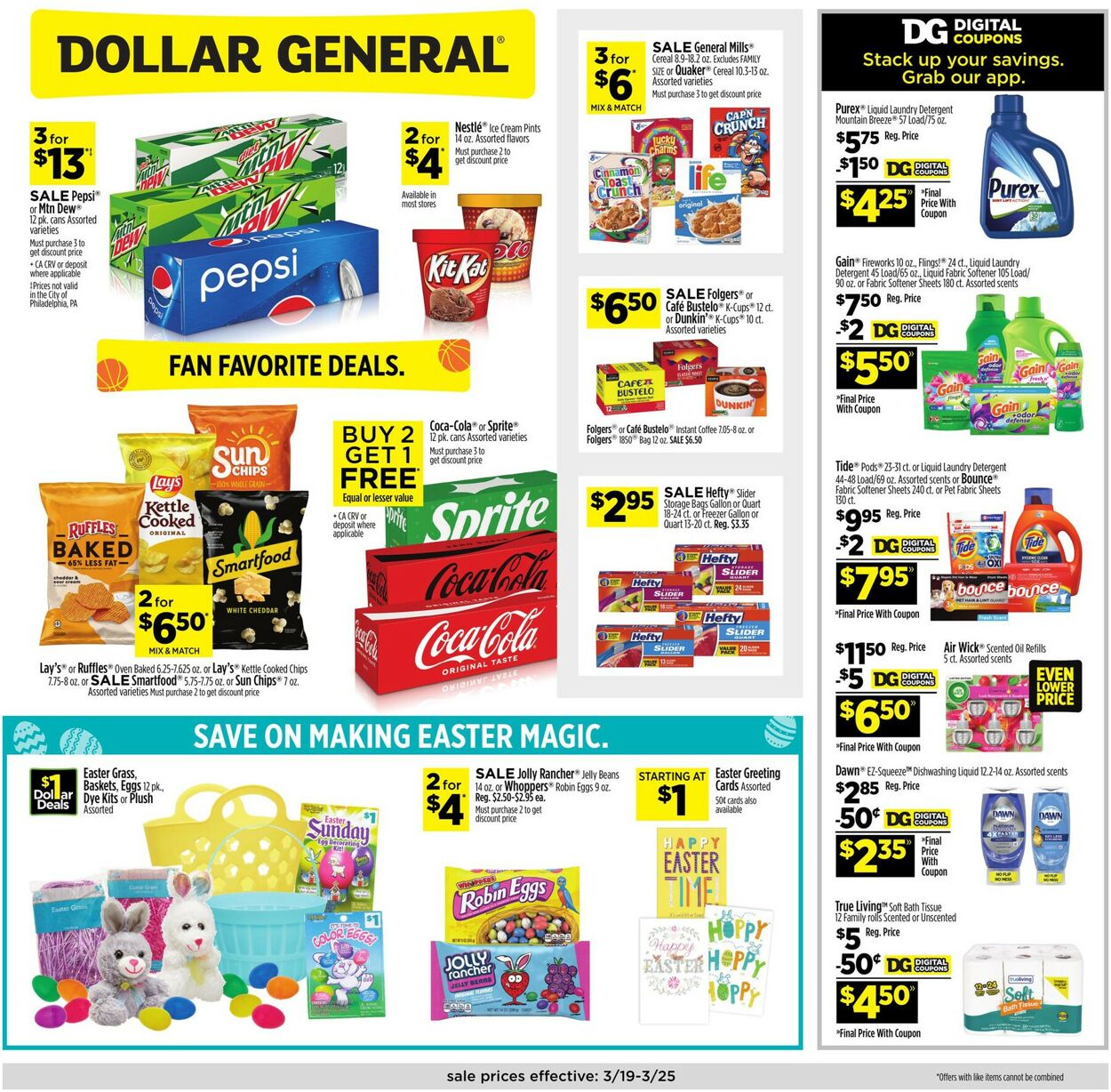 Catalogue Dollar General from 03/19/2023