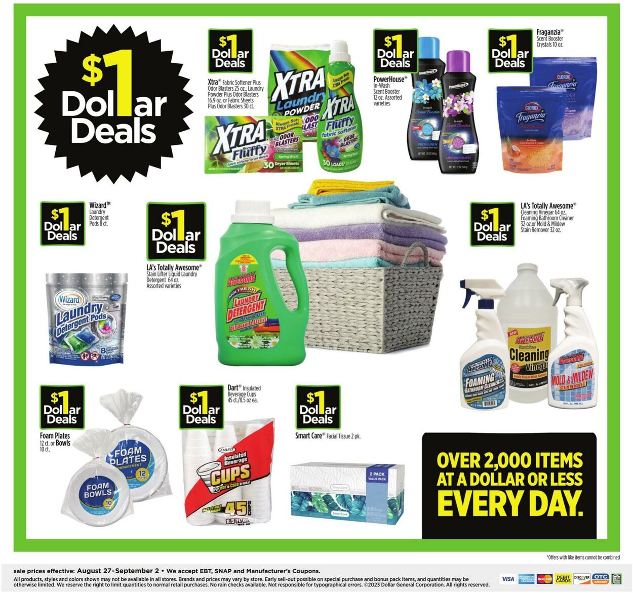 Catalogue Dollar General from 08/27/2023