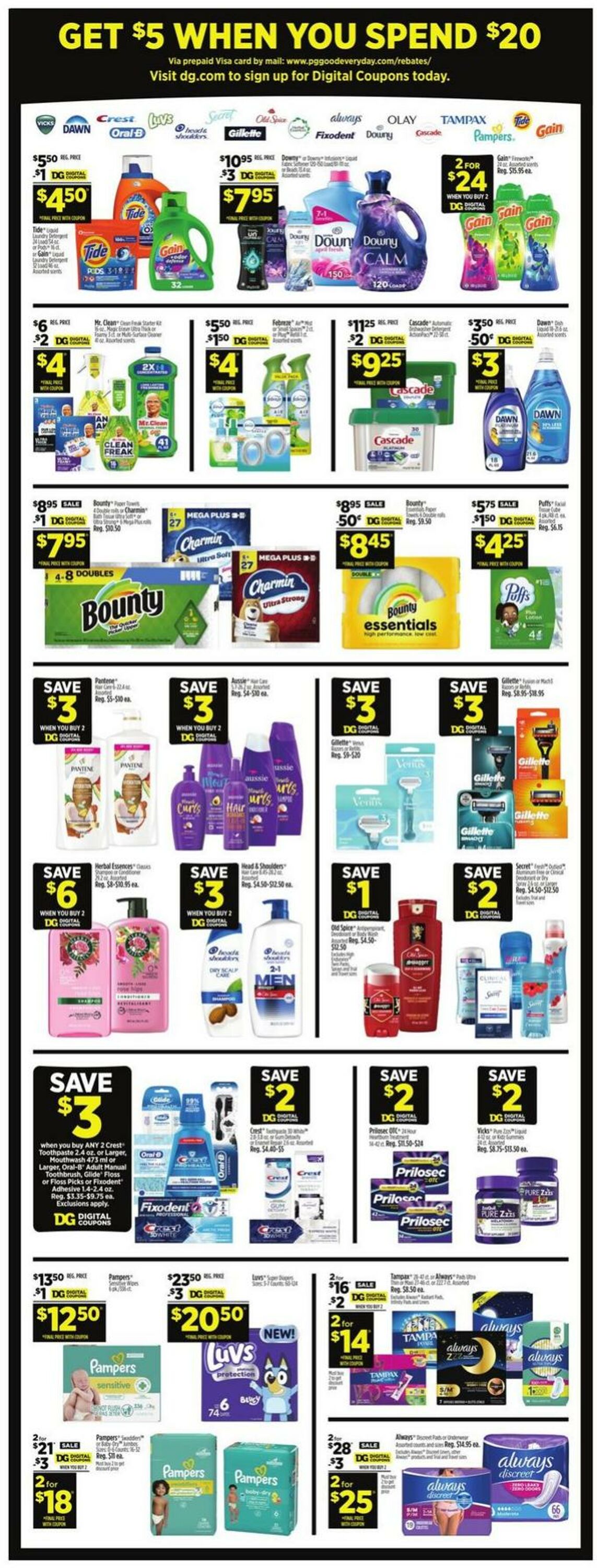 Catalogue Dollar General from 08/25/2024