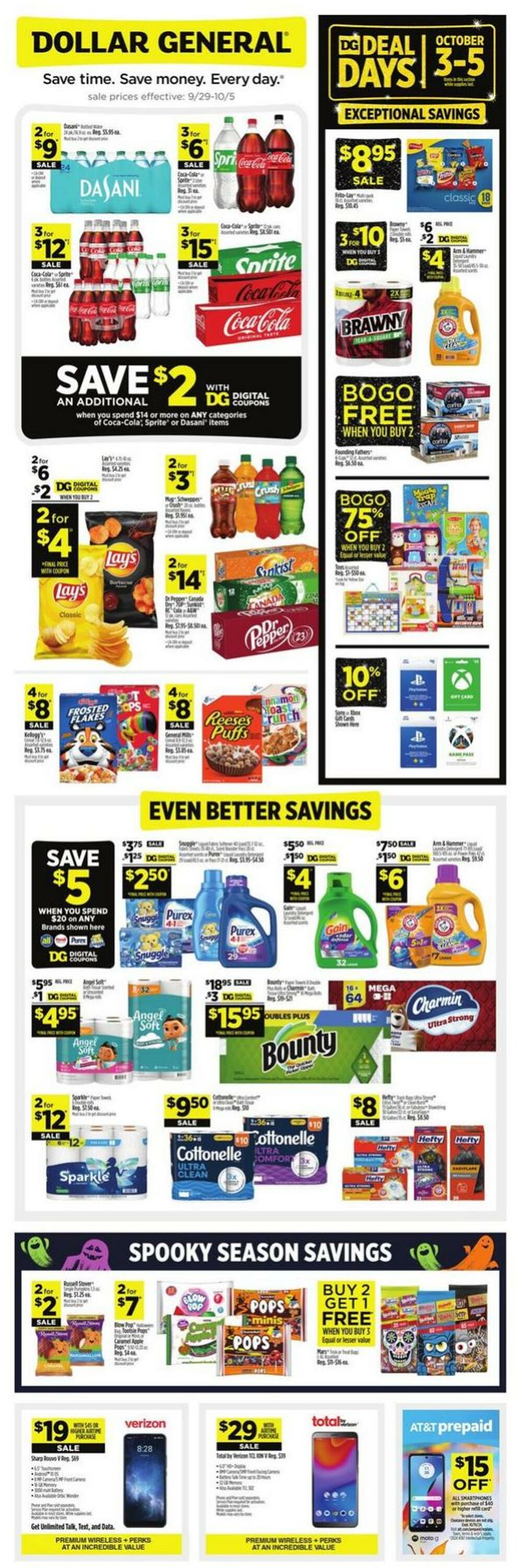 Catalogue Dollar General from 09/29/2024