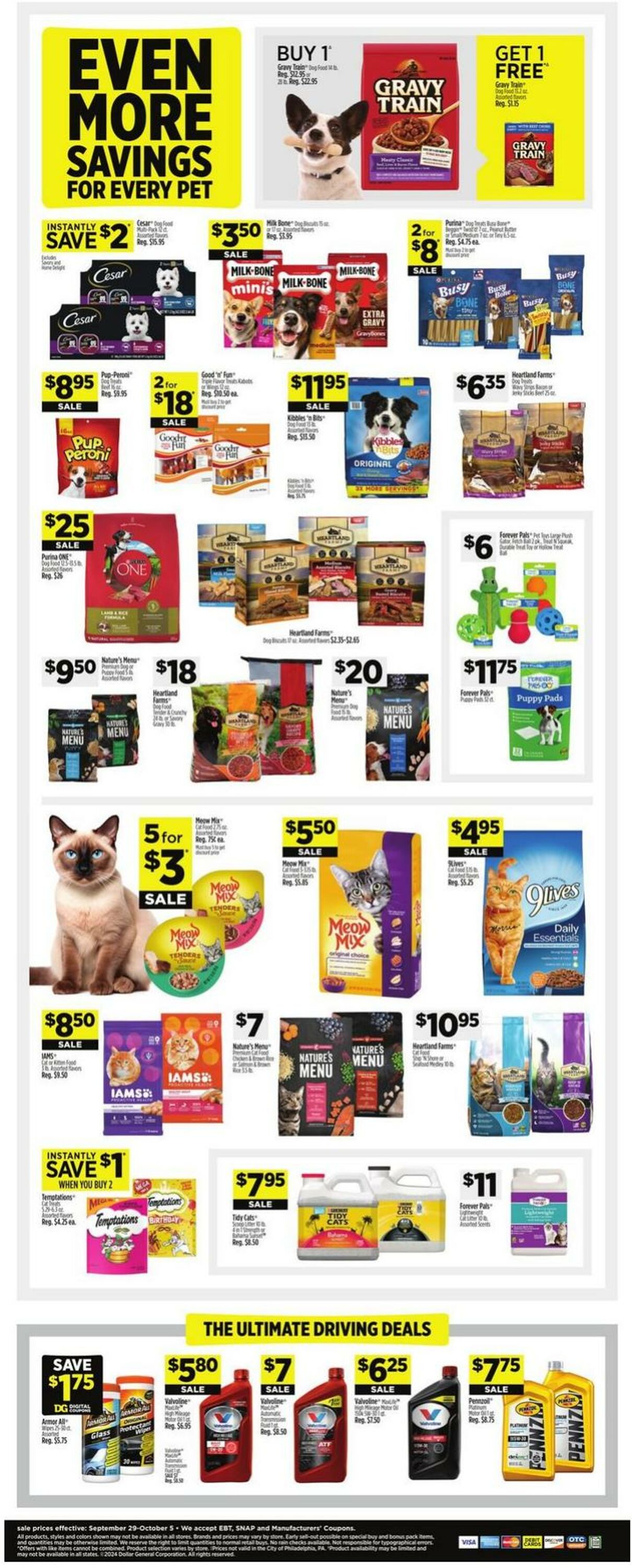 Catalogue Dollar General from 09/29/2024