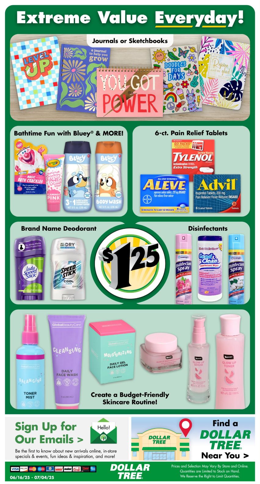Catalogue Dollar Tree from 06/16/2025