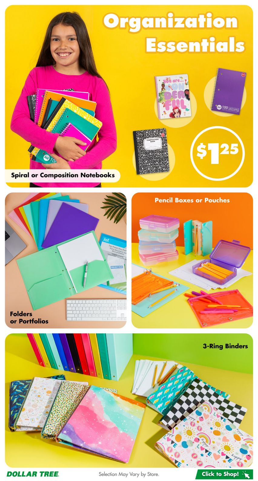 Catalogue Dollar Tree from 07/27/2025