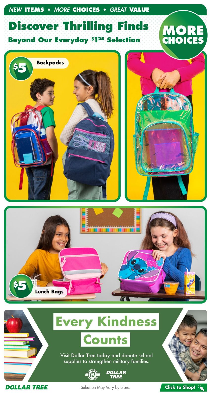 Catalogue Dollar Tree from 07/27/2025