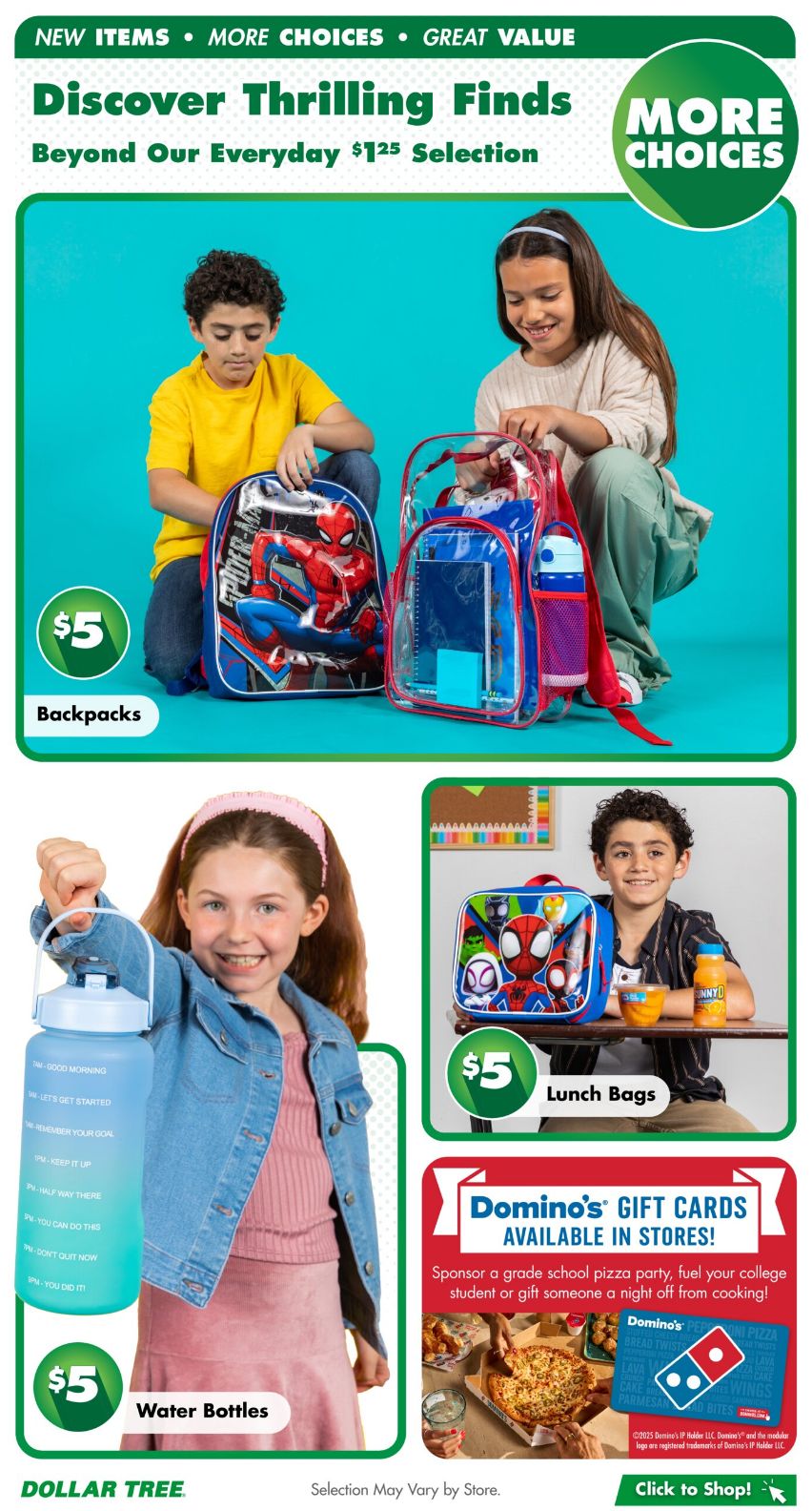 Catalogue Dollar Tree from 08/17/2025