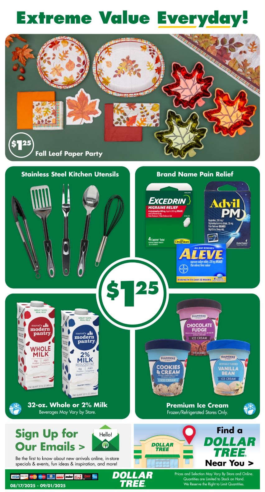 Catalogue Dollar Tree from 08/17/2025