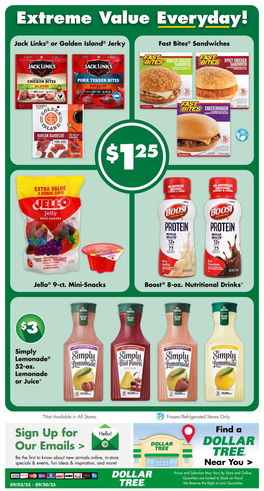 Catalogue Dollar Tree from 09/02/2025