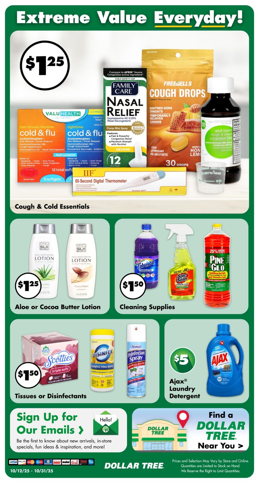 Catalogue Dollar Tree from 10/12/2025