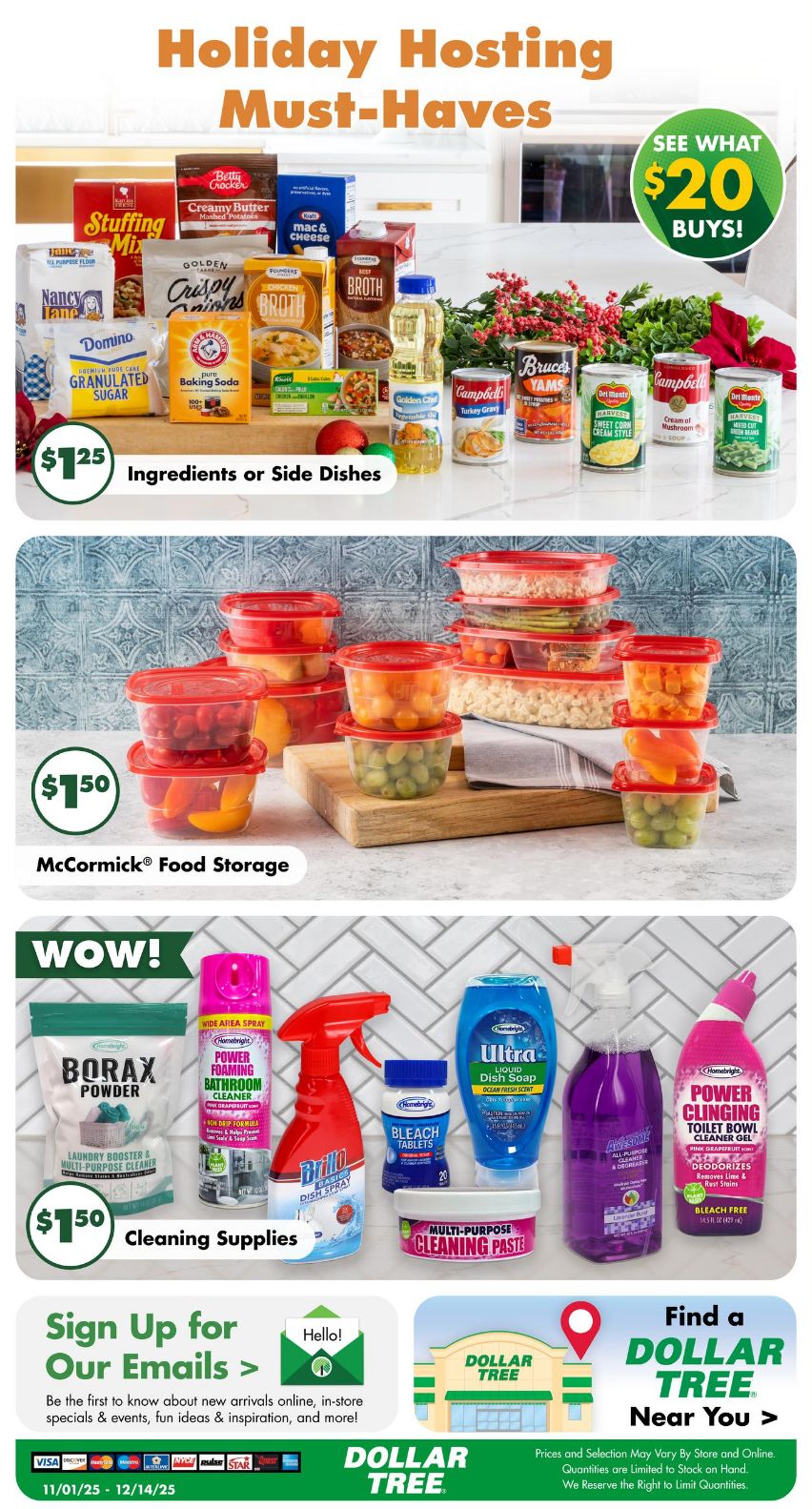 Catalogue Dollar Tree from 11/01/2025