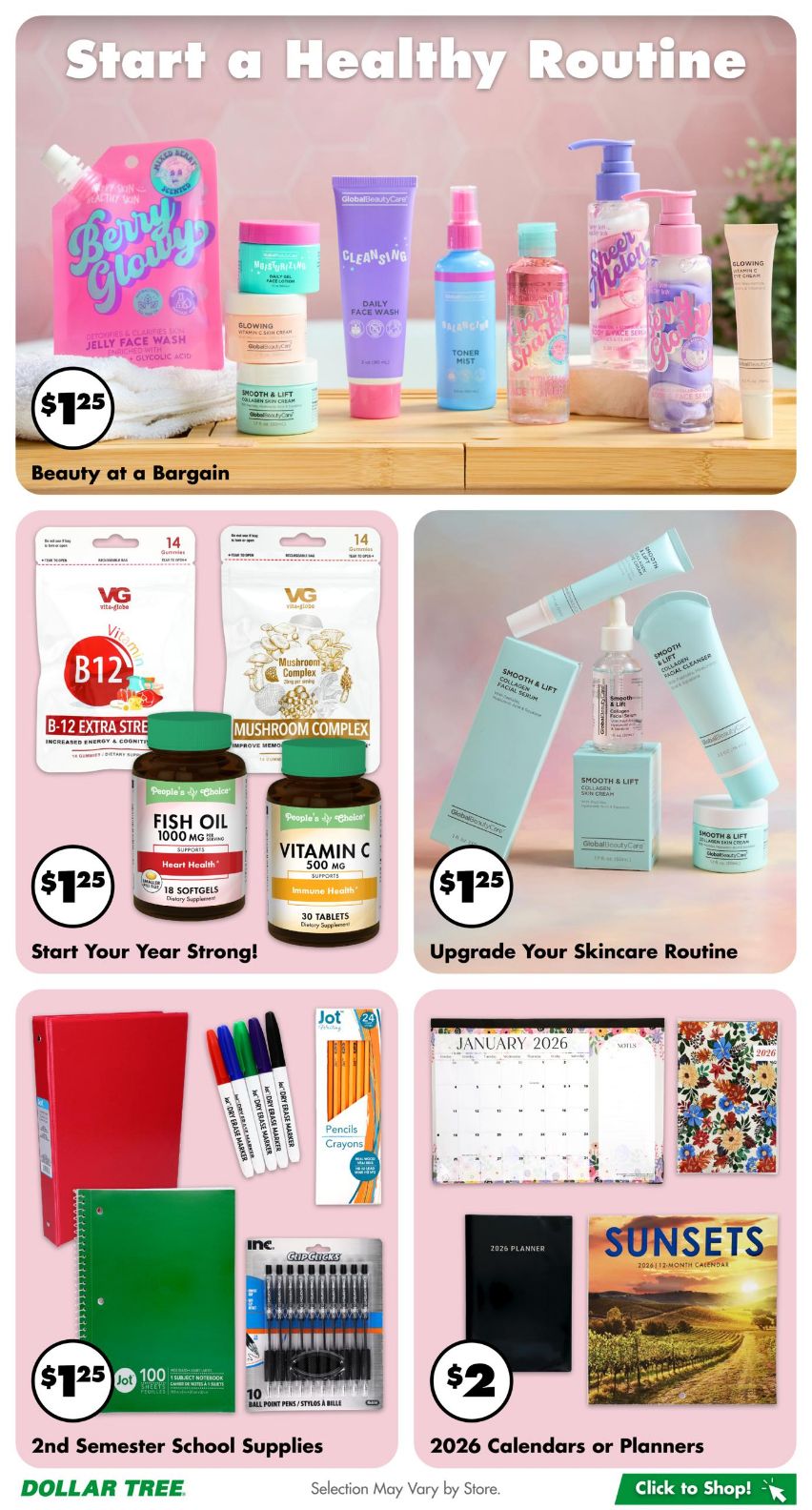 Catalogue Dollar Tree from 12/26/2025