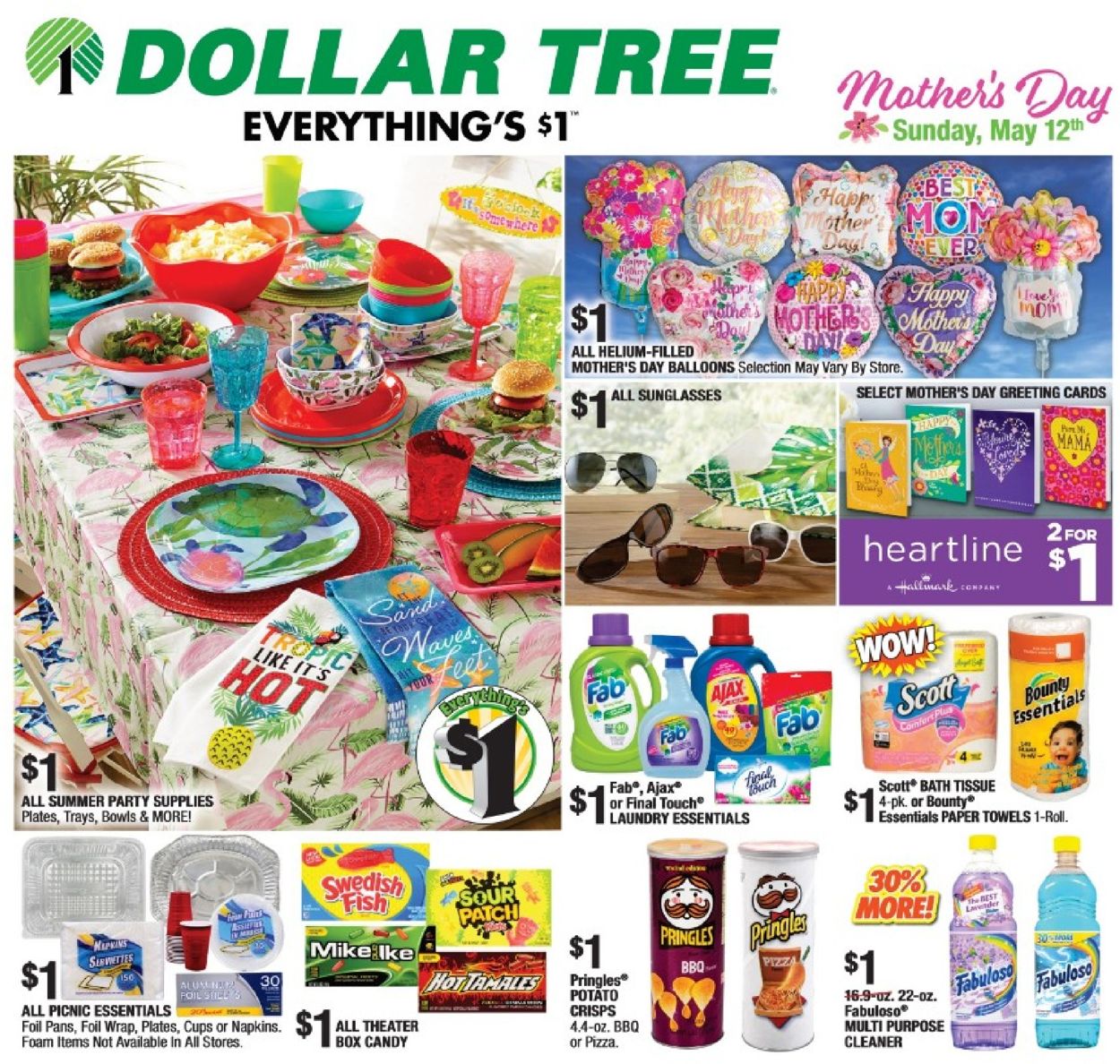 Catalogue Dollar Tree from 04/28/2019