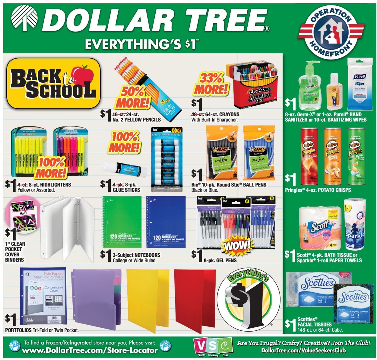 Catalogue Dollar Tree from 07/14/2019