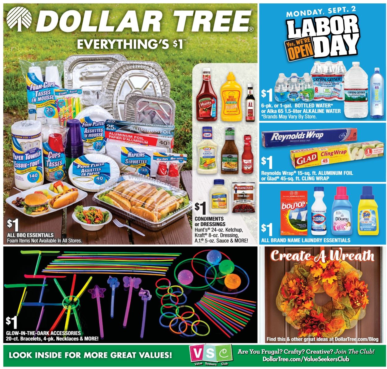 Catalogue Dollar Tree from 08/25/2019