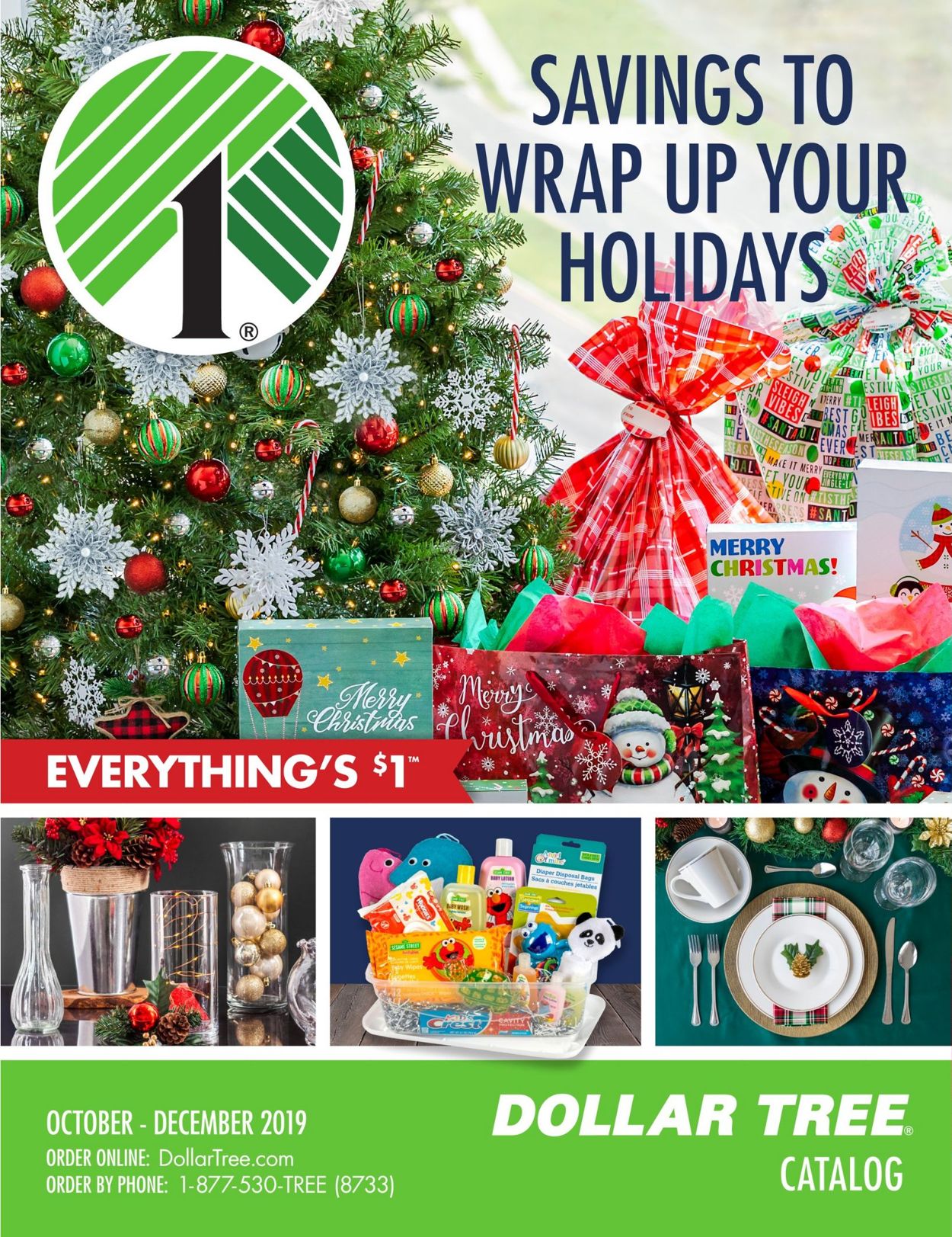 Catalogue Dollar Tree - Holidays Ad 2019 from 09/29/2019