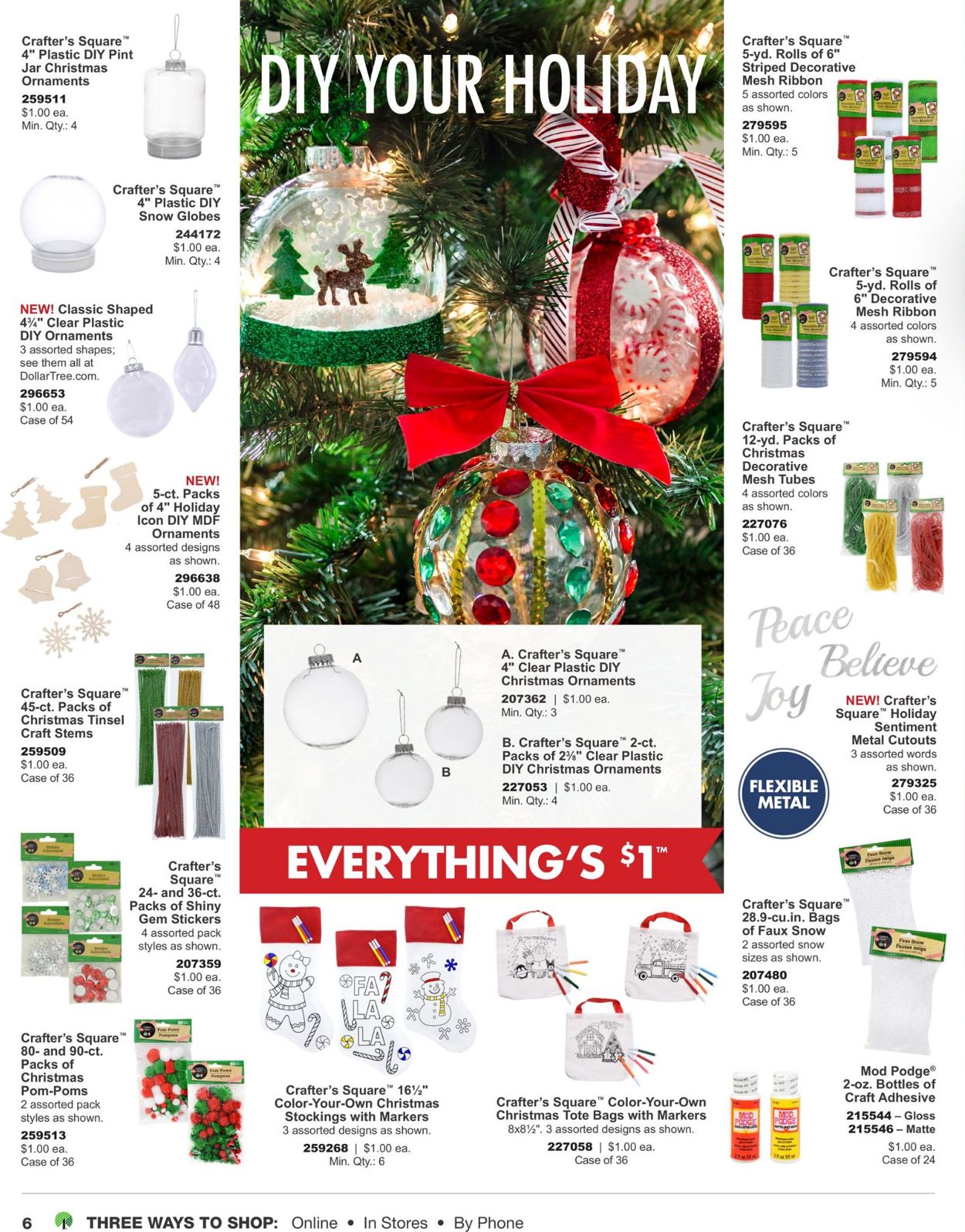 Dollar Tree Christmas Catalog Best Decorations