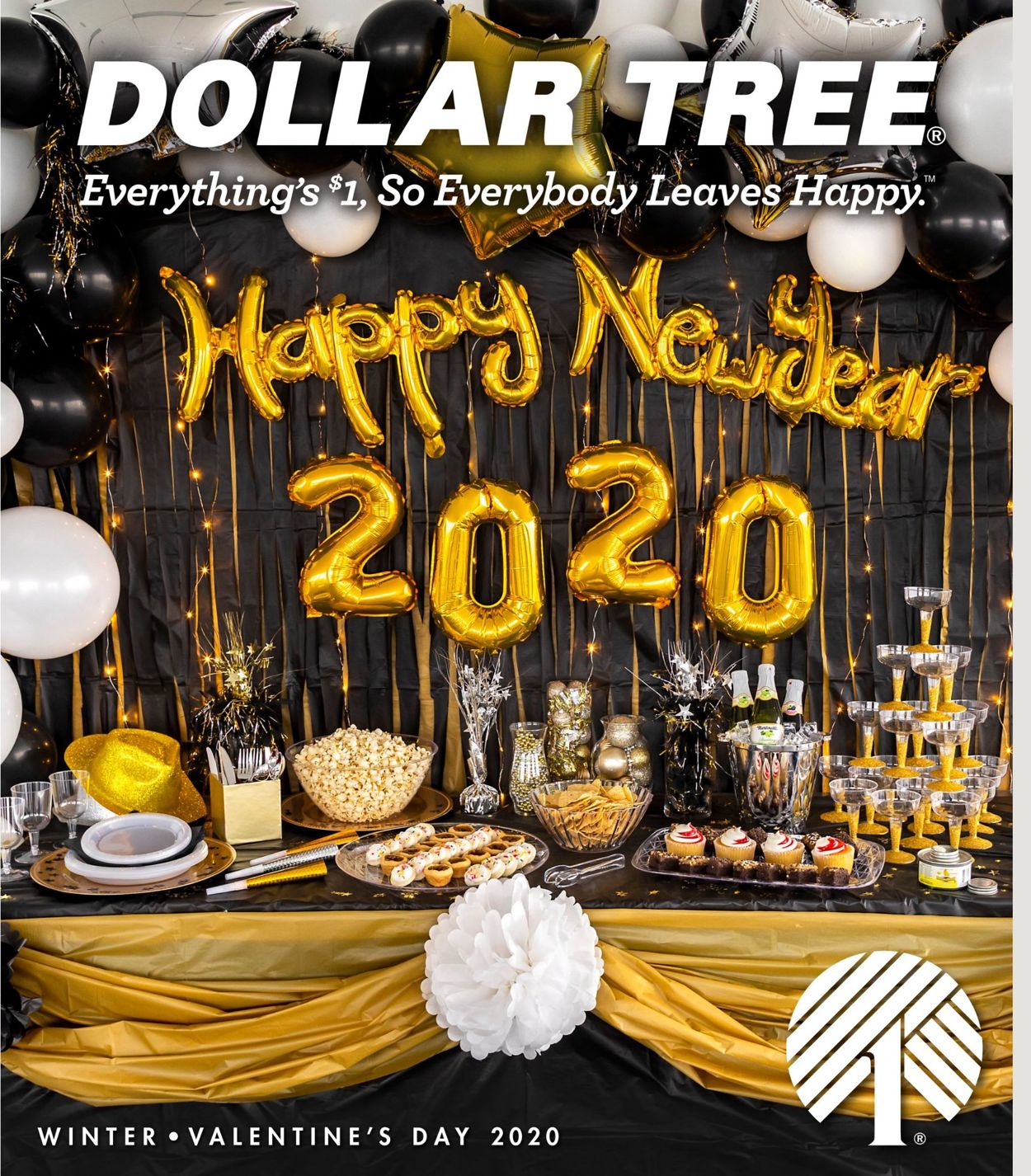 Catalogue Dollar Tree - New Year's Ad 2019/2020 from 12/25/2019