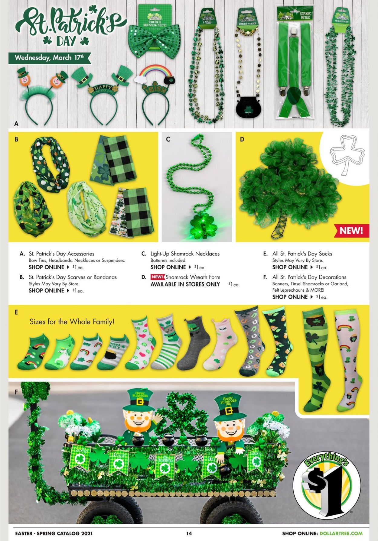 Catalogue Dollar Tree Easter - Spring Catalog 2021 from 01/17/2021