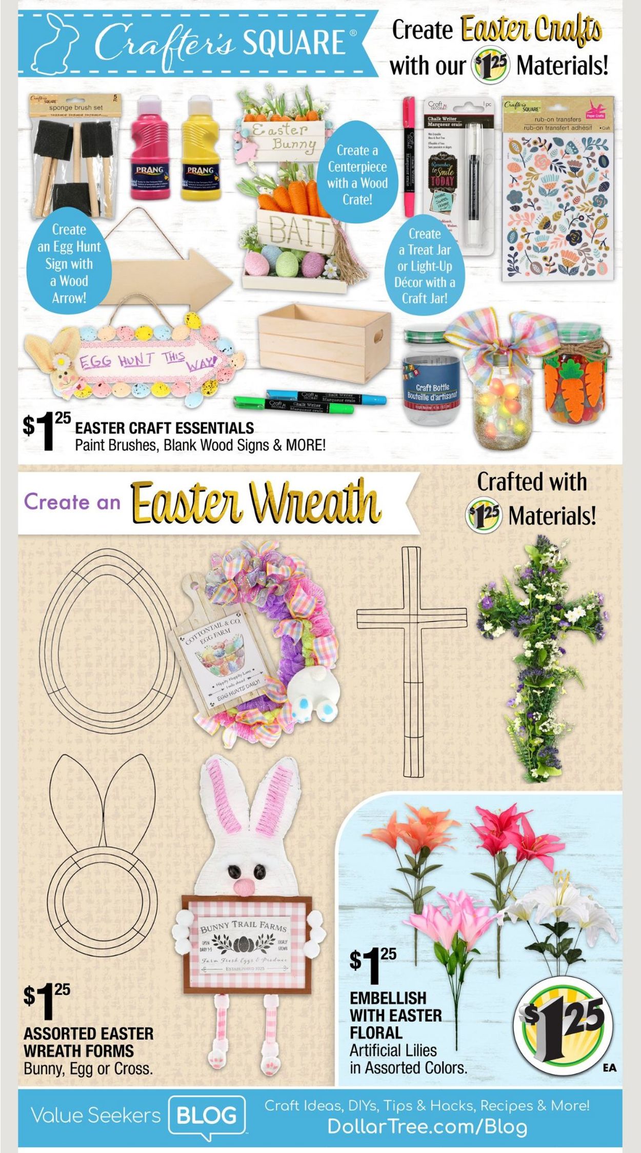 Catalogue Dollar Tree EASTER 2022 from 04/10/2022