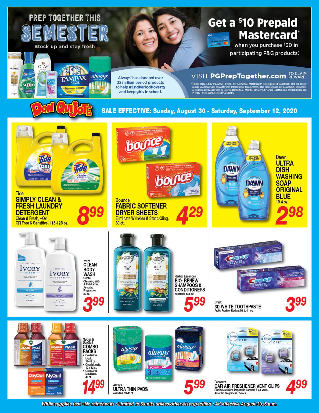 Catalogue Don Quijote Hawaii from 08/30/2020