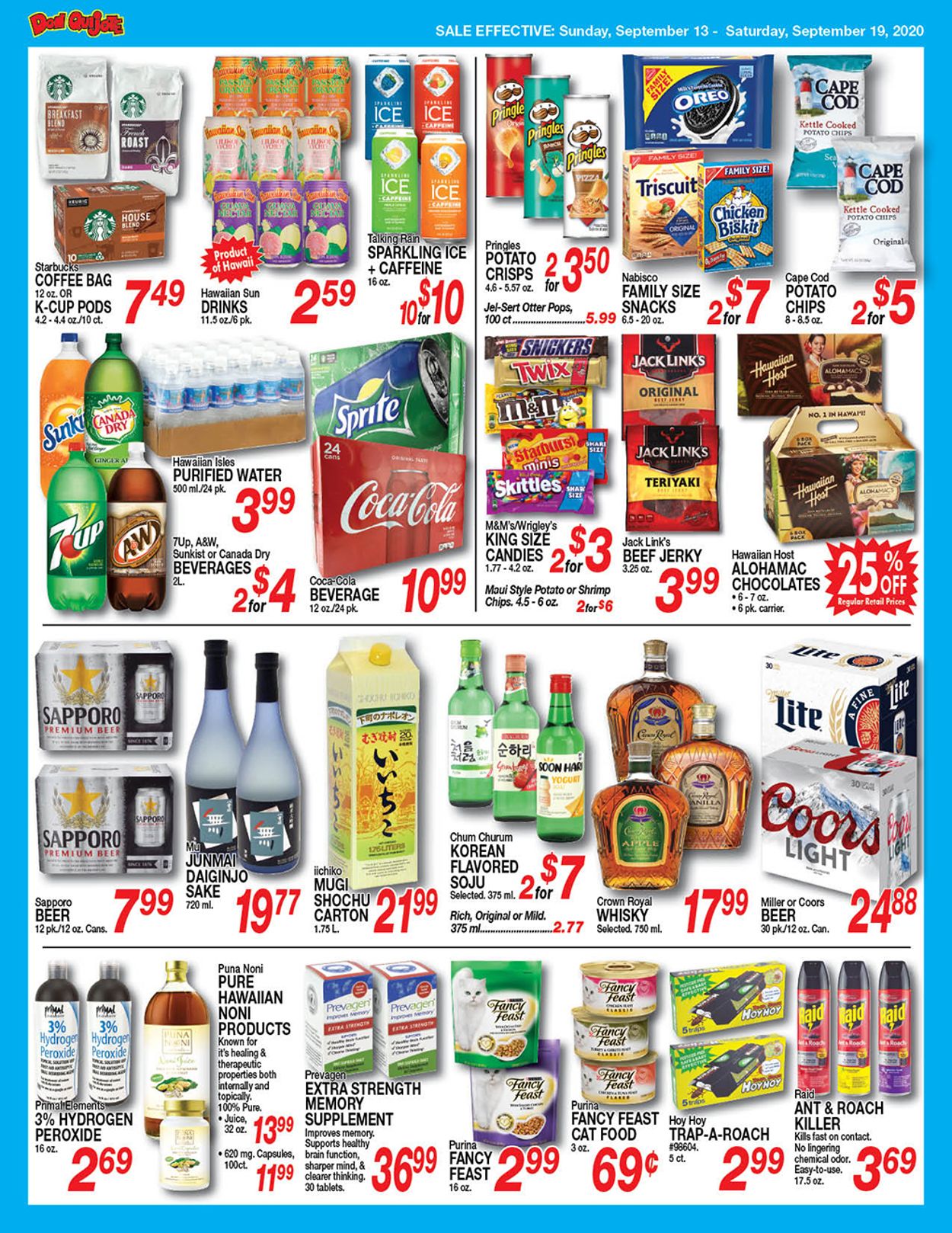 Catalogue Don Quijote Hawaii from 09/13/2020