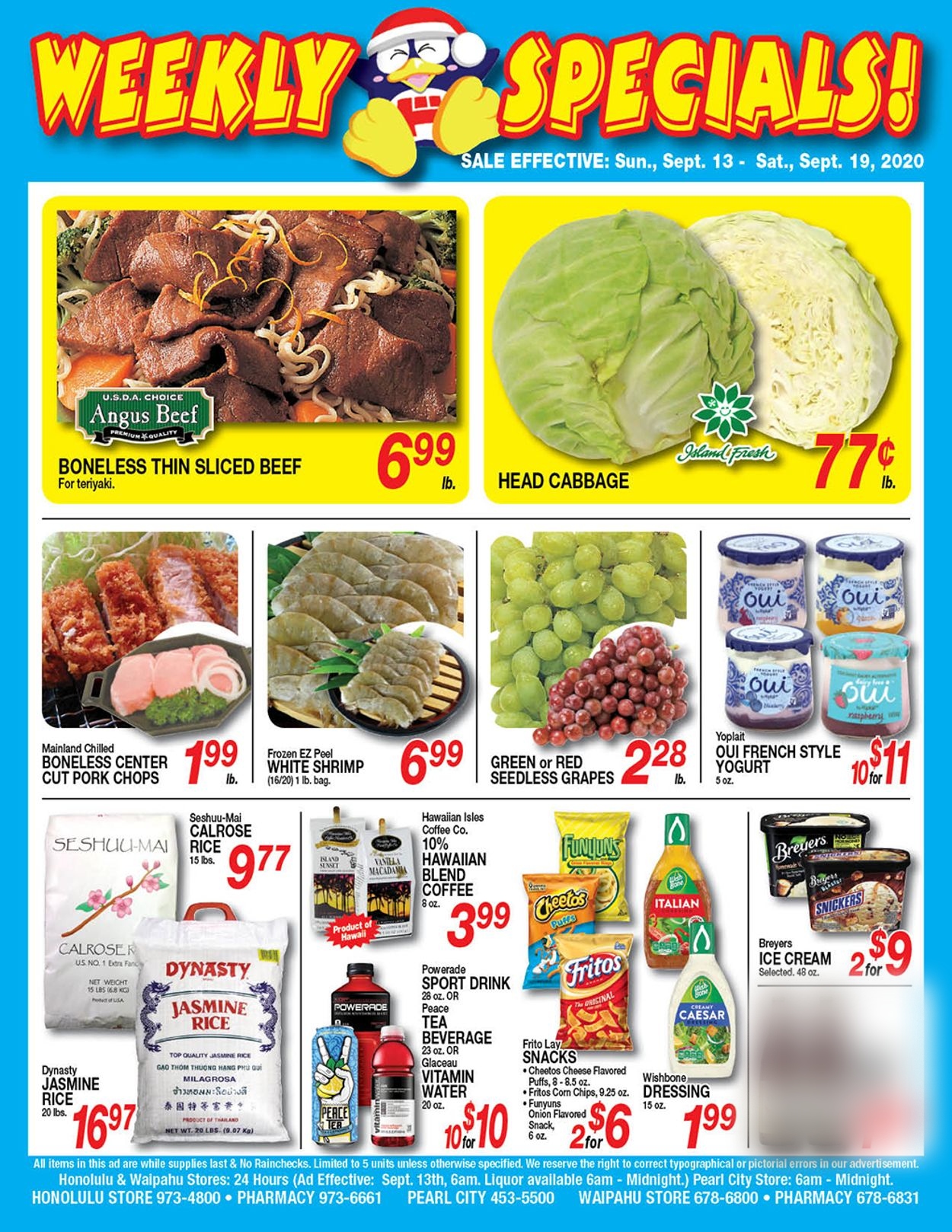 Catalogue Don Quijote Hawaii from 09/13/2020