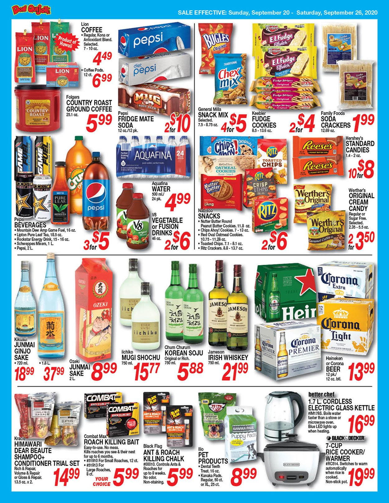 Catalogue Don Quijote Hawaii from 09/20/2020