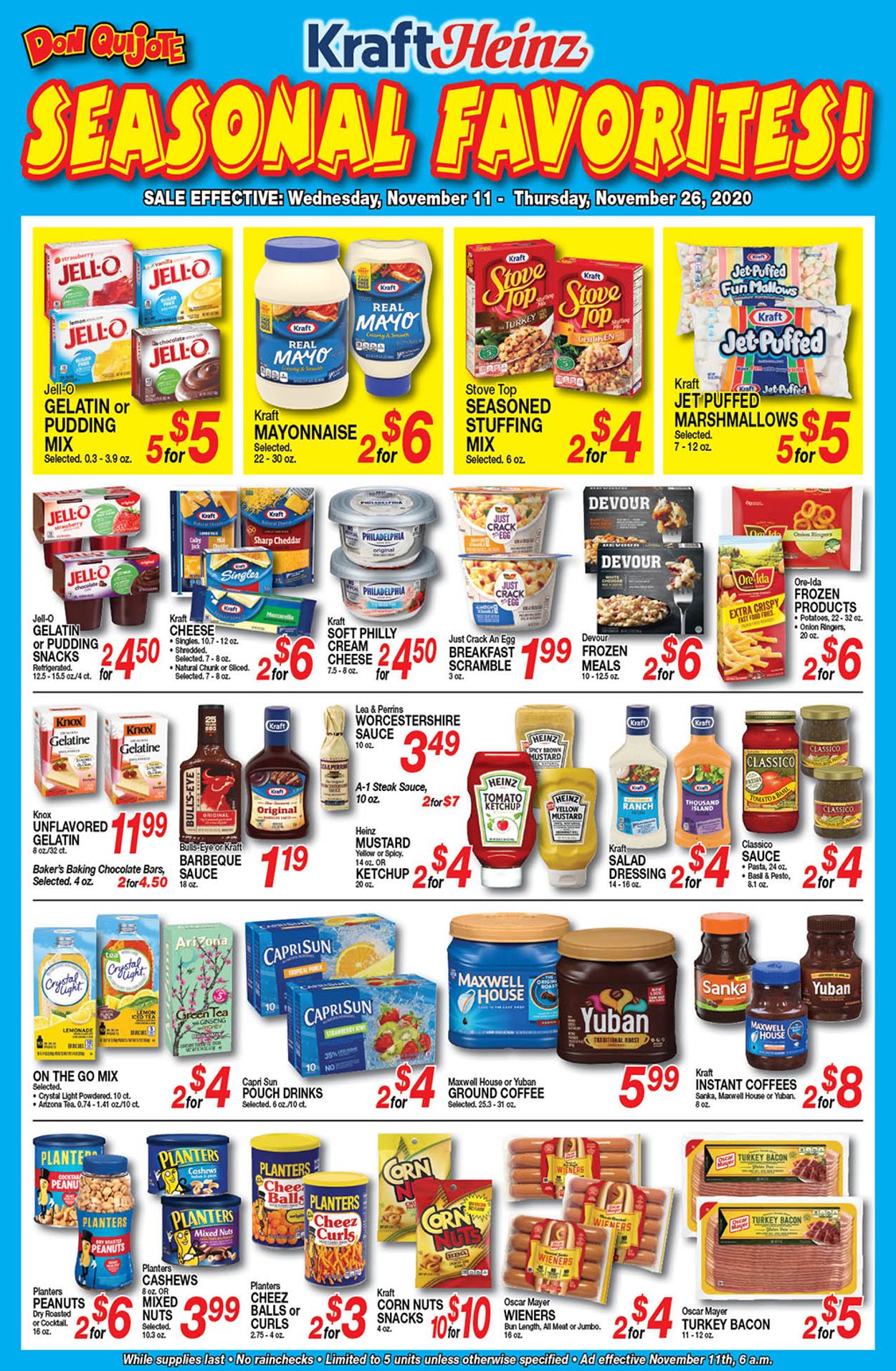 Catalogue Don Quijote Hawaii Thanksgiving 2020 from 11/22/2020
