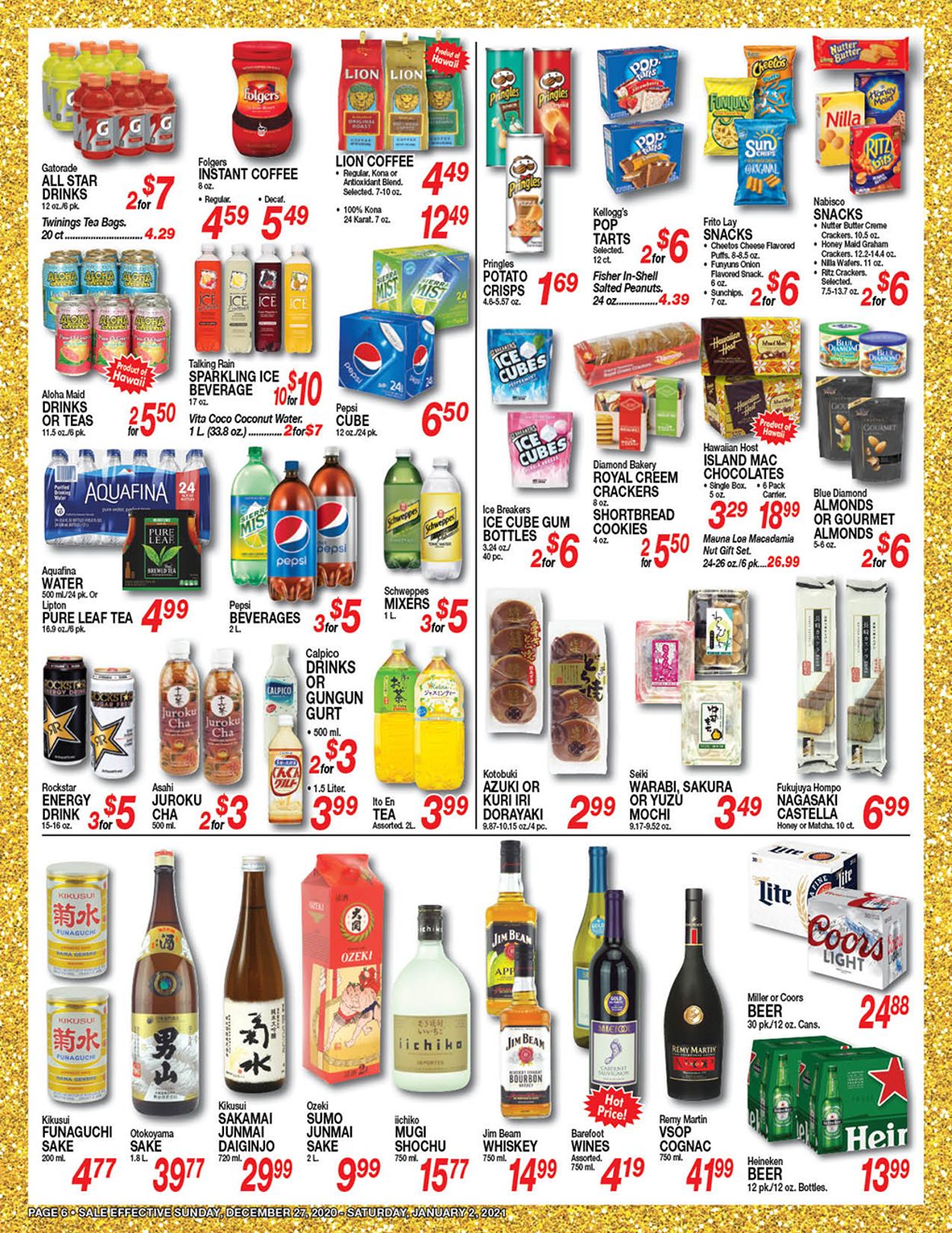 Catalogue Don Quijote Hawaii from 12/27/2020