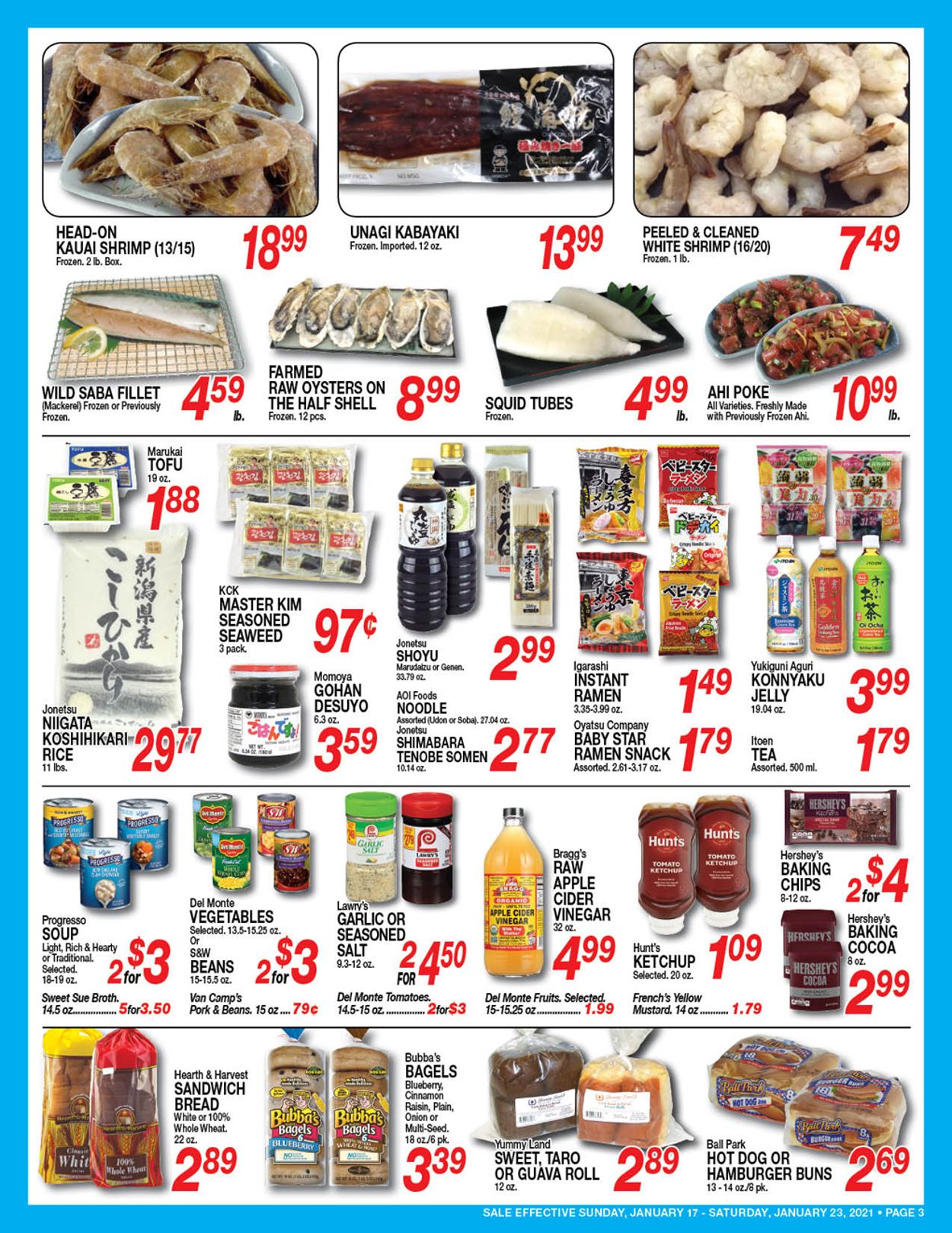 Catalogue Don Quijote Hawaii from 01/17/2021