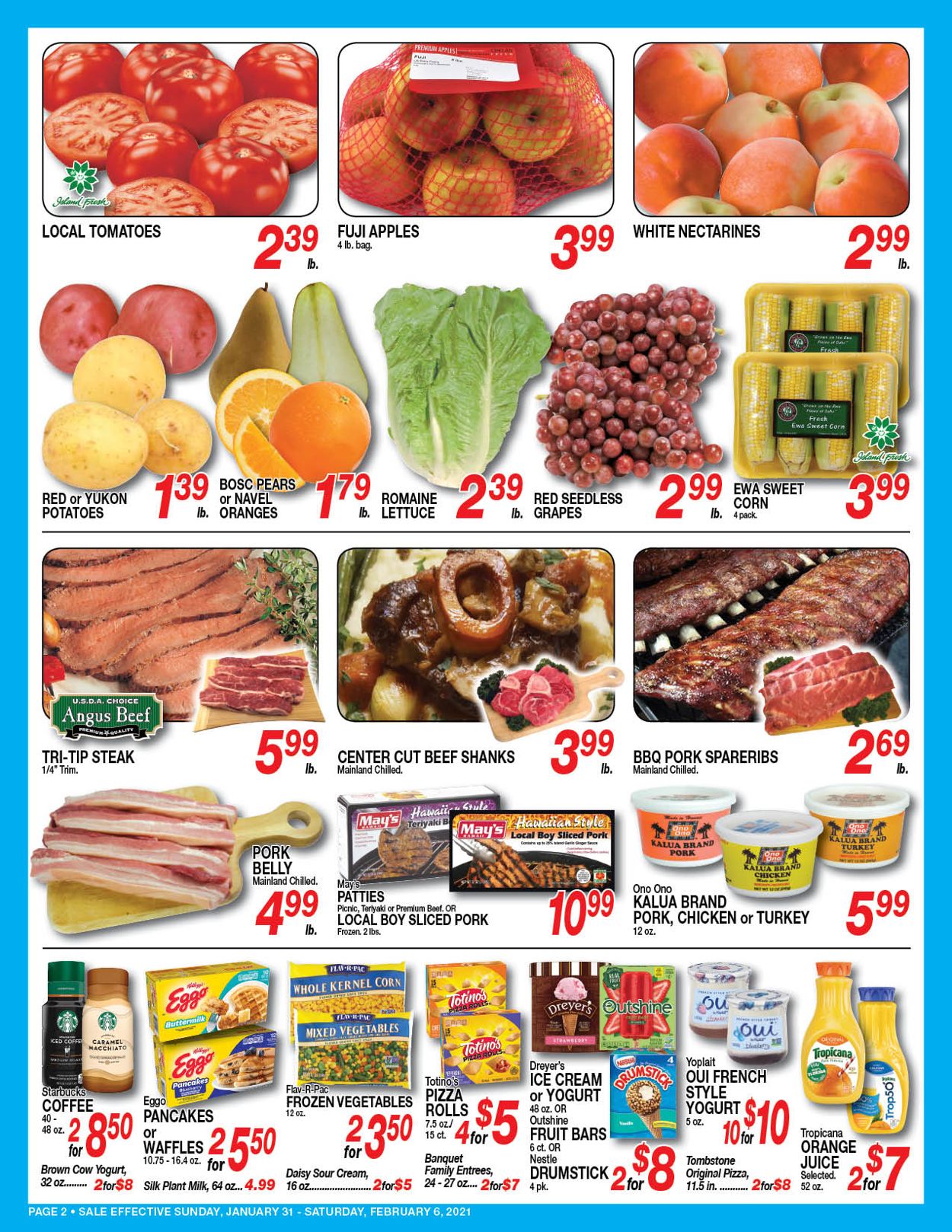 Catalogue Don Quijote Hawaii Game Day 2021 from 01/31/2021