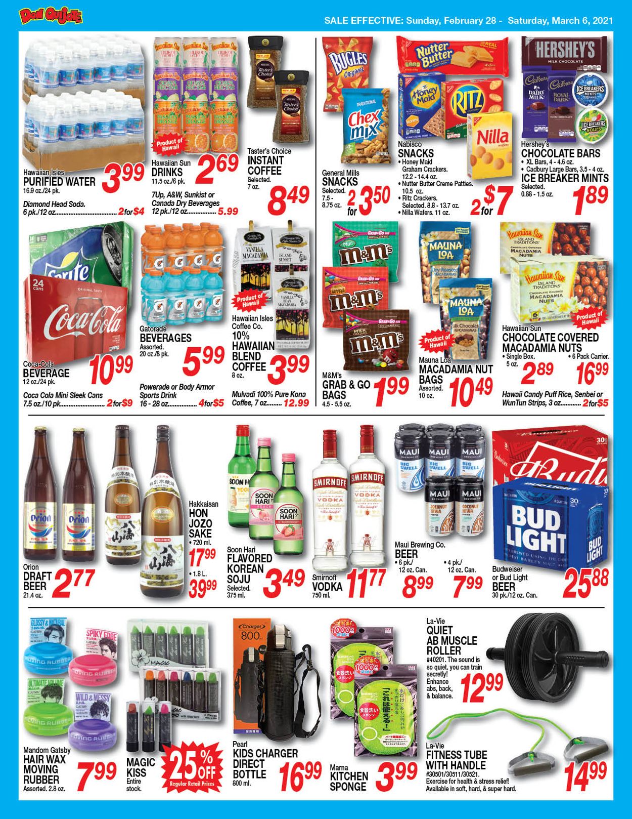 Catalogue Don Quijote Hawaii from 02/28/2021