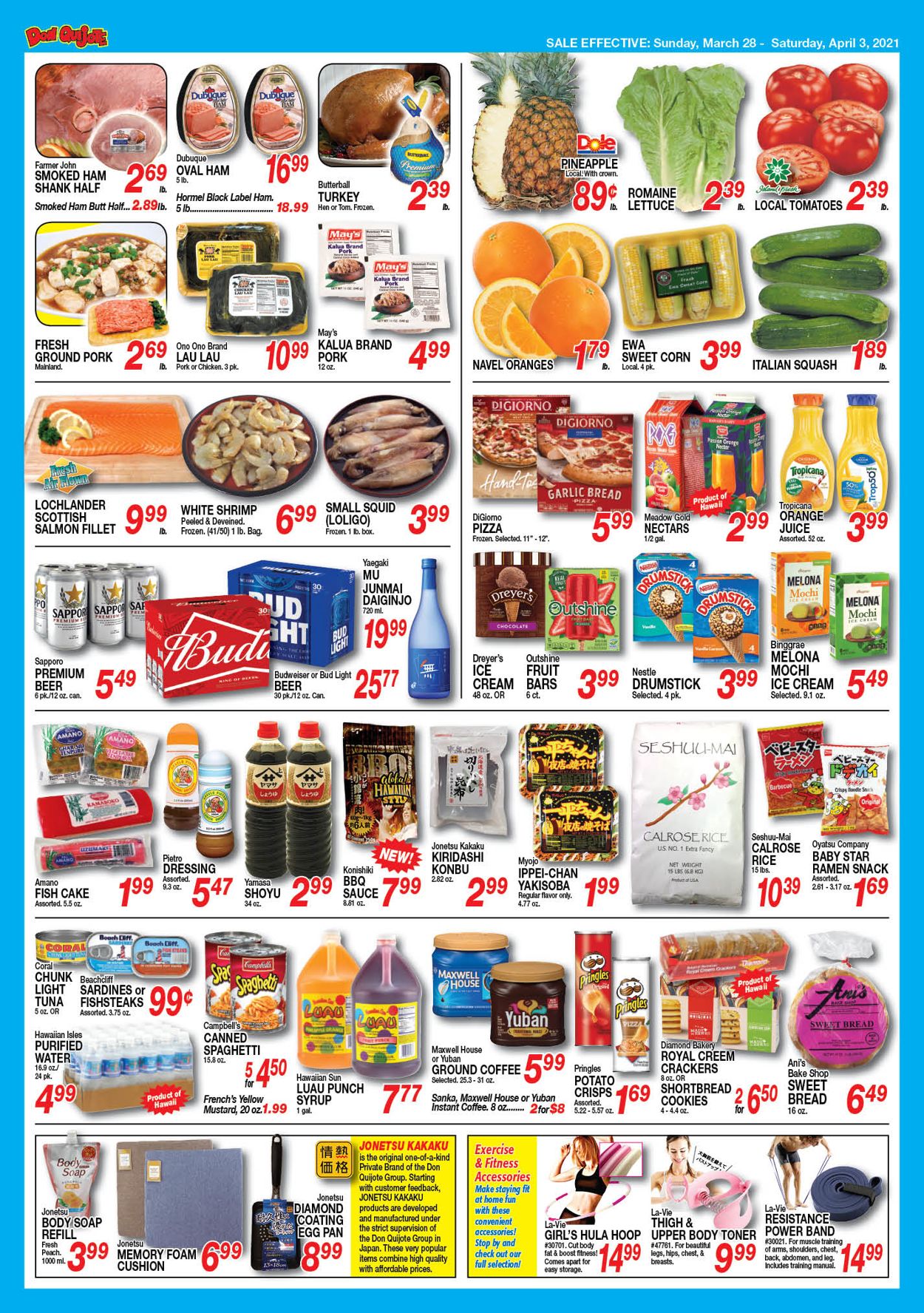 Catalogue Don Quijote Hawaii - Easter 2021 from 03/28/2021