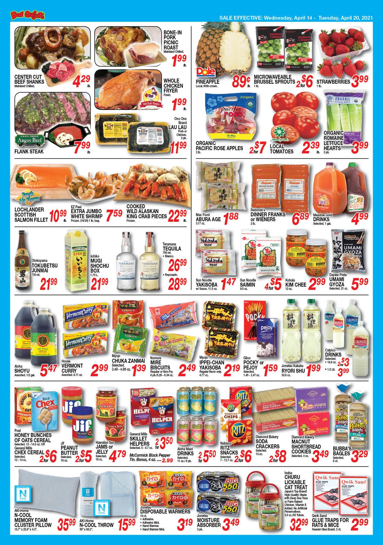 Catalogue Don Quijote Hawaii from 04/14/2021