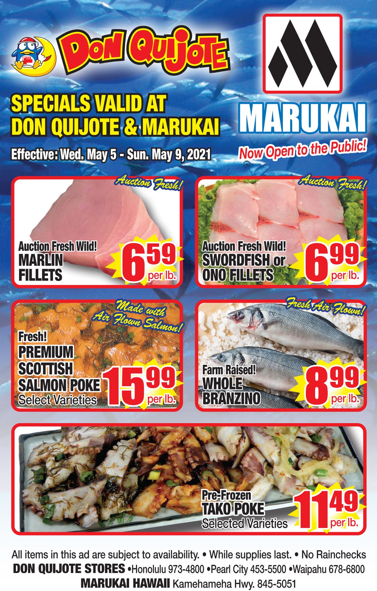 Catalogue Don Quijote Hawaii from 05/05/2021